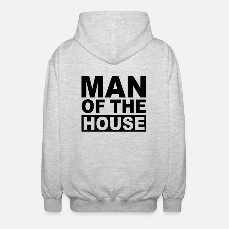 HOMME DE LA MAISON - Veste à capuche unisexe - gris clair chiné