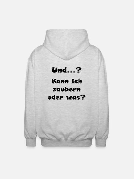 I can conjure - Unisex Hooded Jacket - light heather grey