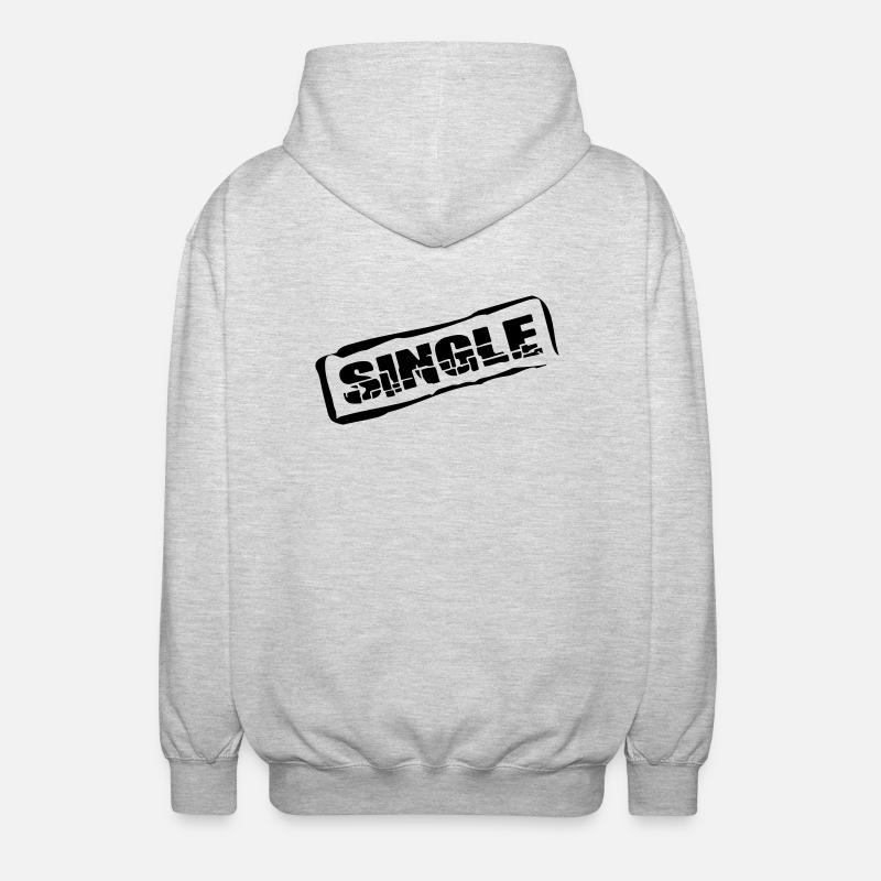 unique - Veste à capuche unisexe - gris clair chiné