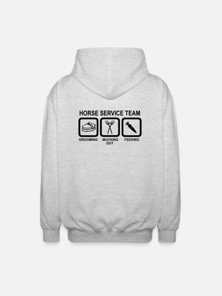 Pferd - Unisex Hooded Jacket - light heather grey