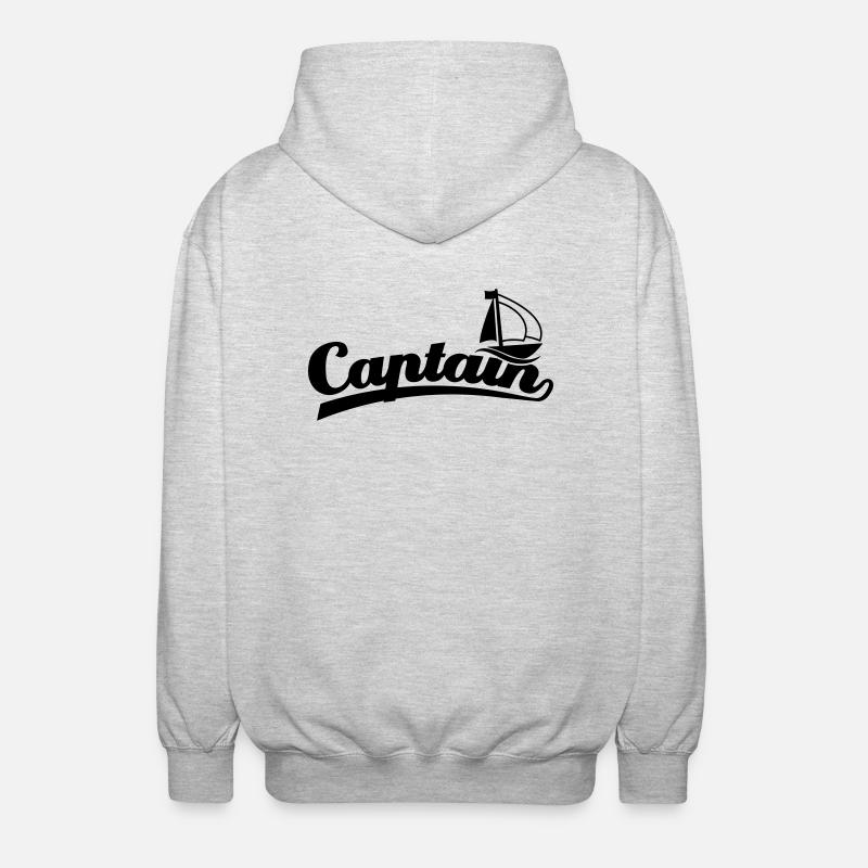 captain_2f1 - Unisex Kapuzenjacke - Hellgrau meliert