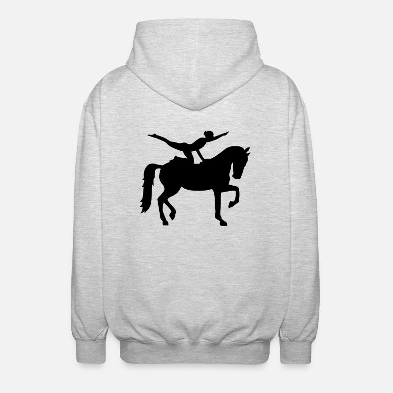 Voltige - Veste à capuche unisexe - gris clair chiné