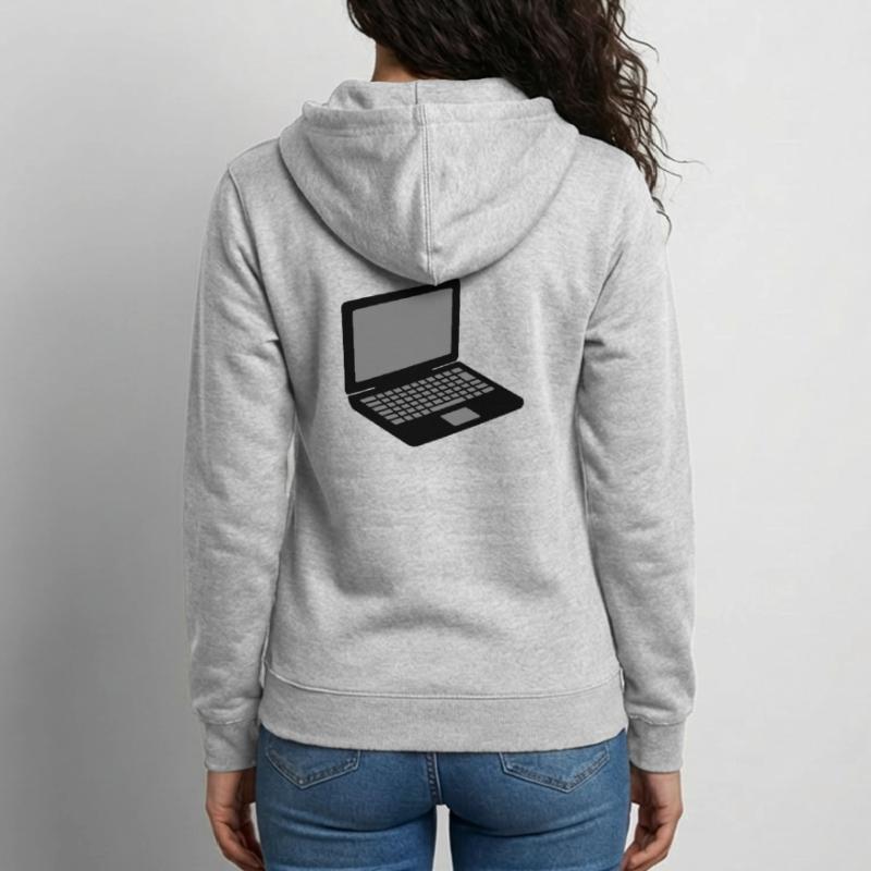 laptop notebook tablet computer pc mobile screen Unisex Hooded Jacket