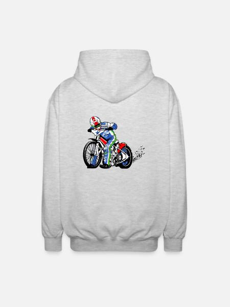 Speedway - Unisex Hooded Jacket - light heather grey