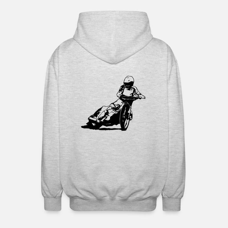 Speedway Racer - Veste à capuche unisexe - gris clair chiné