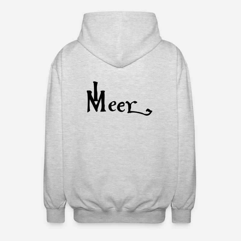 Vermeer - Unisex Kapuzenjacke - Hellgrau meliert