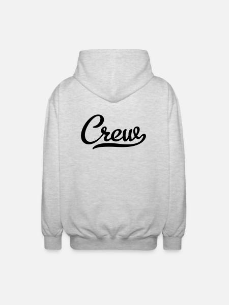 Crew - Unisex Hooded Jacket - light heather grey