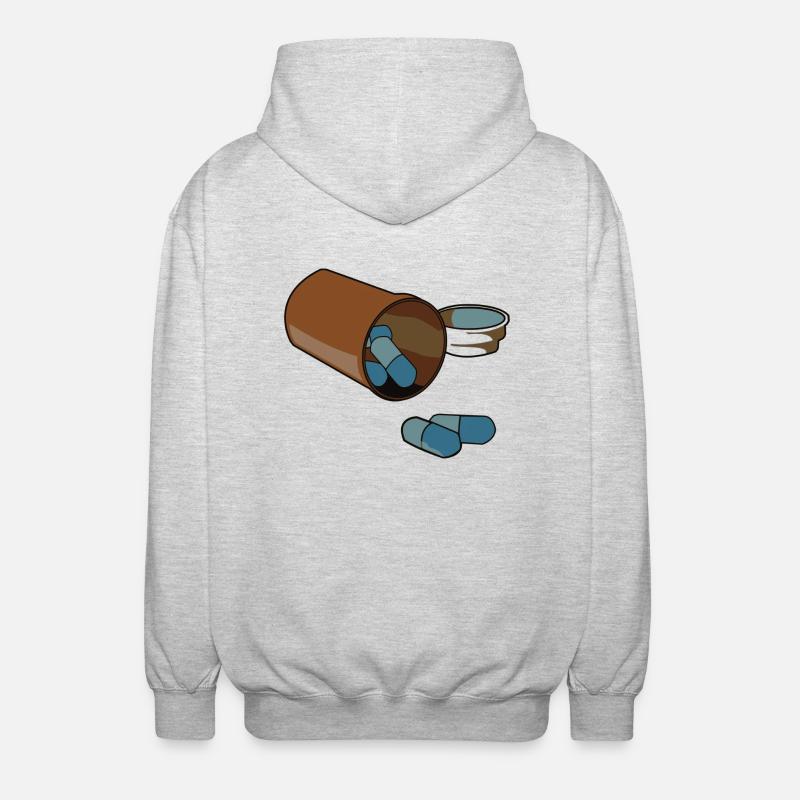 Doc2 - Veste à capuche unisexe - gris clair chiné