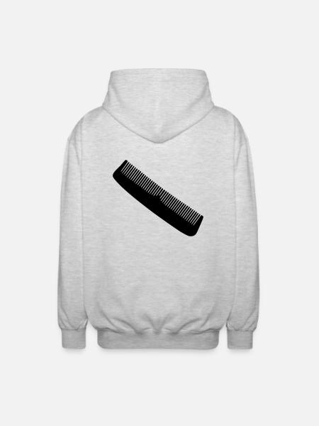 Comb - Unisex Hooded Jacket - light heather grey
