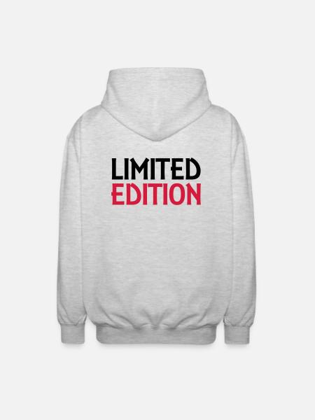 Limited Edition - Veste à capuche unisexe - gris clair chiné