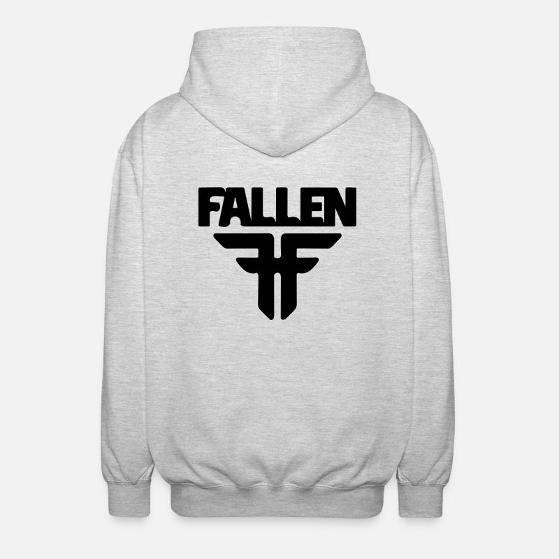 gefallen - Unisex Kapuzenjacke - Hellgrau meliert