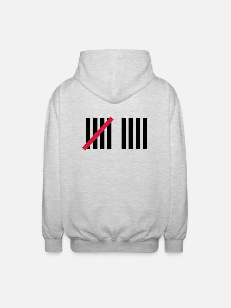 9th Birthday - Unisex Hooded Jacket - light heather grey