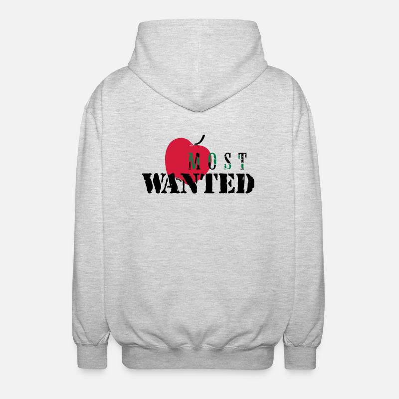 appel most wanted_Vec_3 de - Unisex Kapuzenjacke - Hellgrau meliert