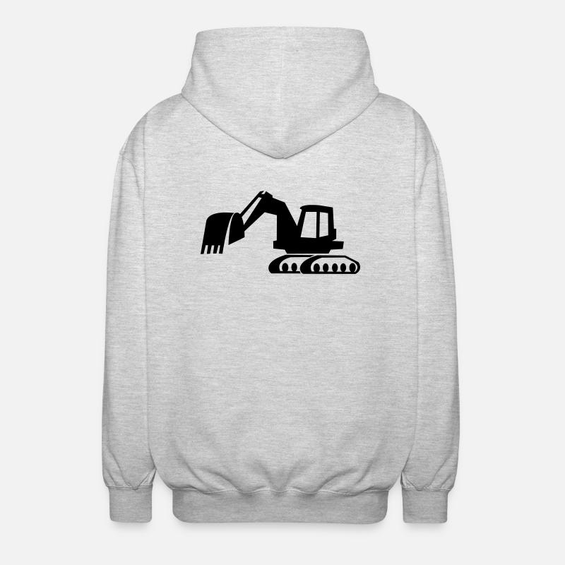 bagger_1 - Veste à capuche unisexe - gris clair chiné