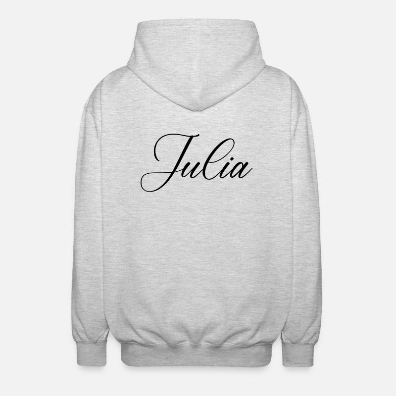 Nom de Julia - Veste à capuche unisexe - gris clair chiné