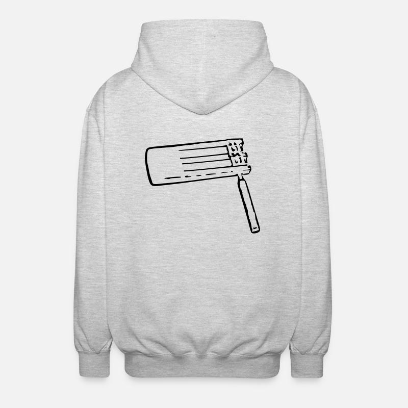 Rätsche - Unisex Kapuzenjacke - Hellgrau meliert
