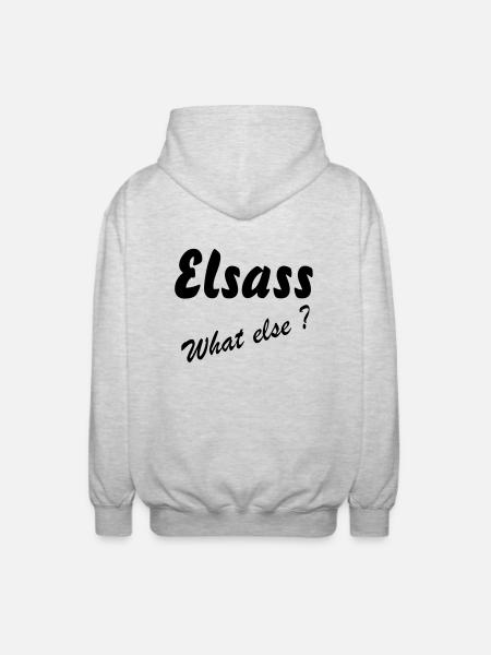 Elsass What Else - Unisex Hooded Jacket - light heather grey