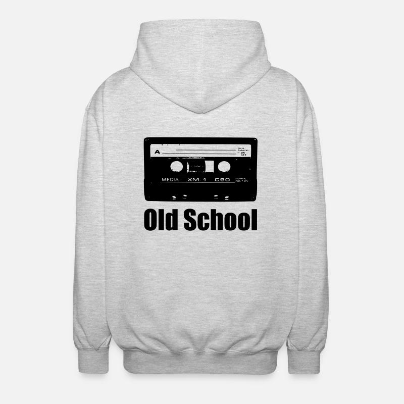 cassette - Veste à capuche unisexe - gris clair chiné