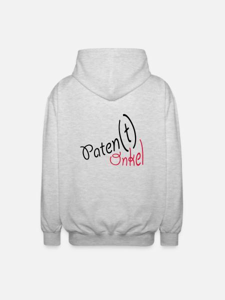 Parrain - Veste à capuche unisexe - gris clair chiné