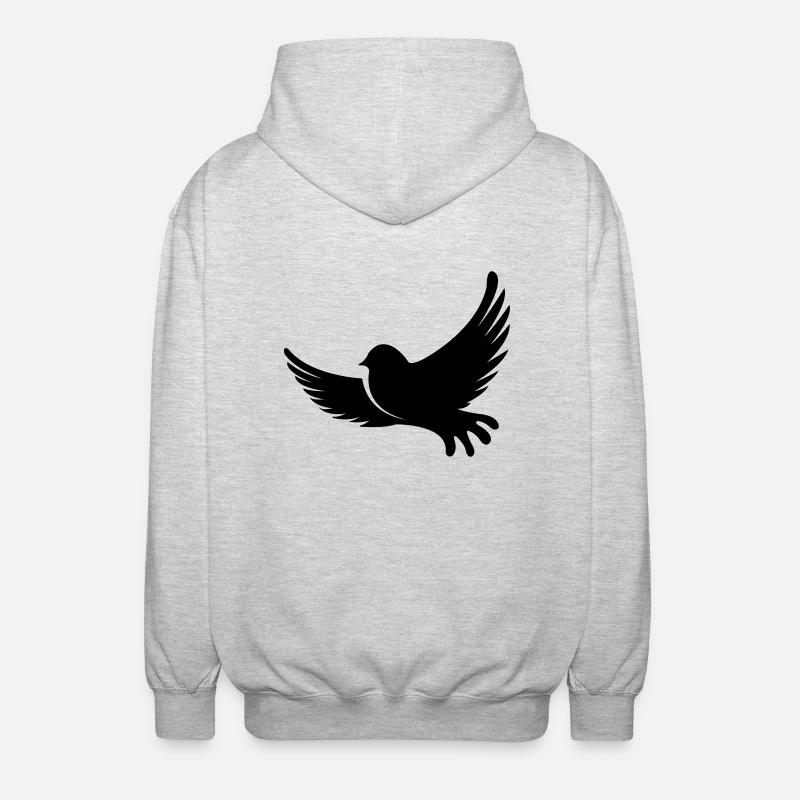 vogel - Unisex Hooded Jacket - light heather grey