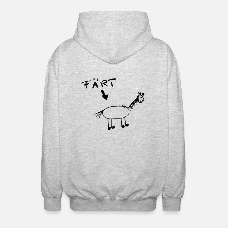 Färt - Unisex Kapuzenjacke - Hellgrau meliert