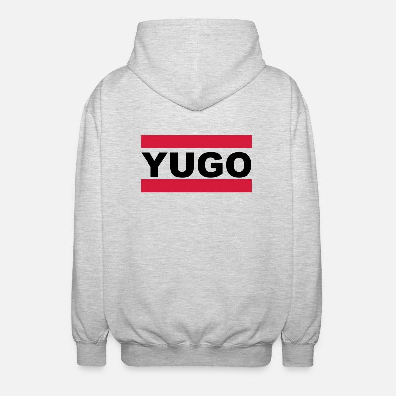 YUGO - Unisex Kapuzenjacke - Hellgrau meliert