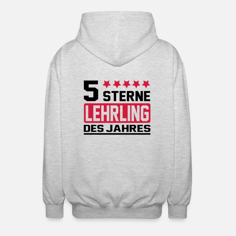 apprentice - Unisex Hooded Jacket - light heather grey