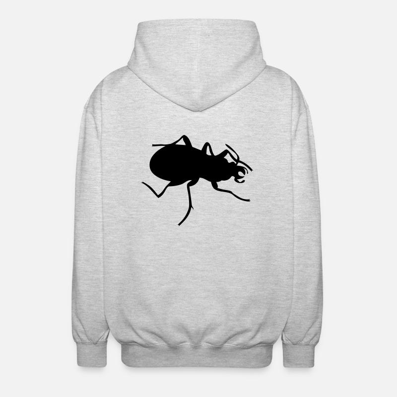 Bug - Unisex Hooded Jacket - light heather grey