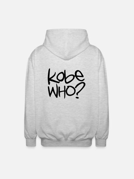 Basketball - Kobe Who? - Unisex Hooded Jacket - light heather grey