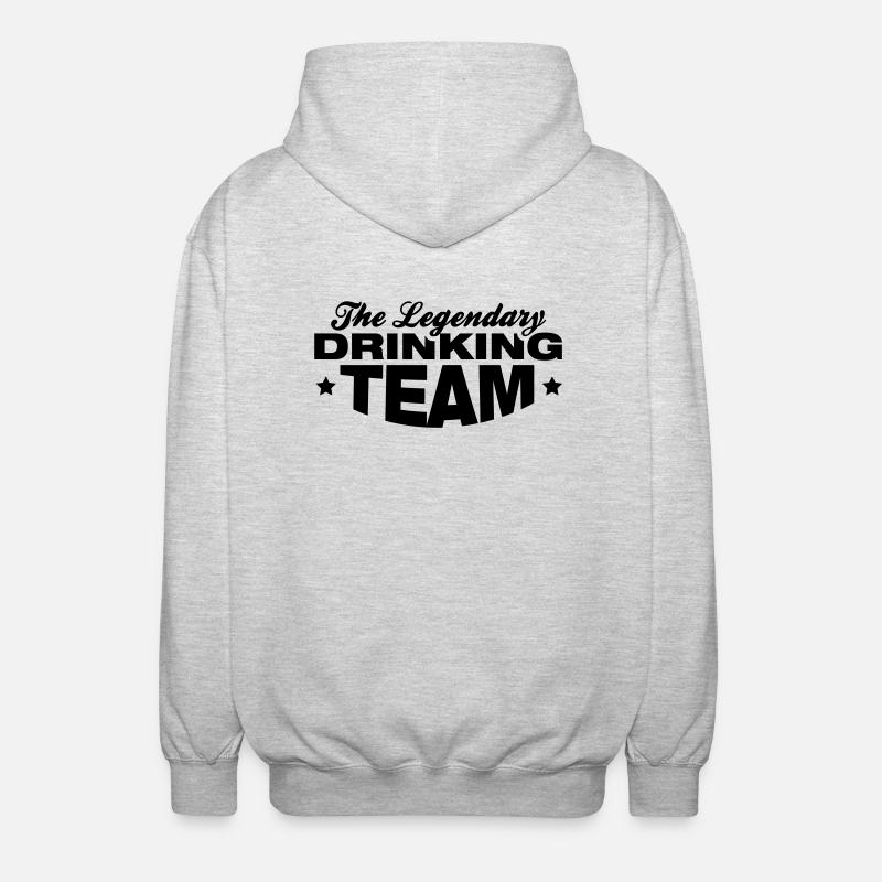 legendary_drinking_team_tt1 - Veste à capuche unisexe - gris clair chiné