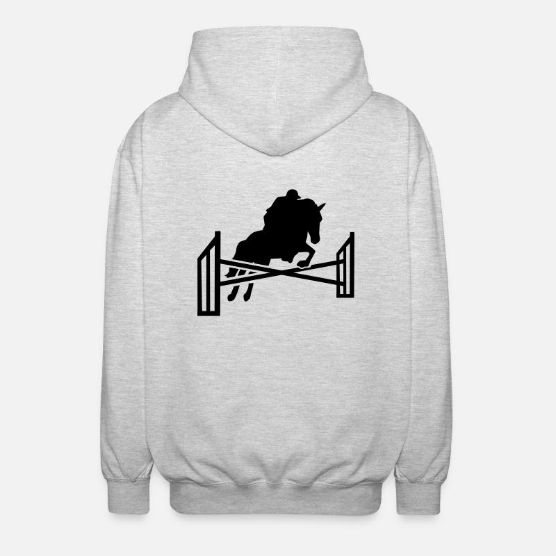 Jumping - Veste à capuche unisexe - gris clair chiné