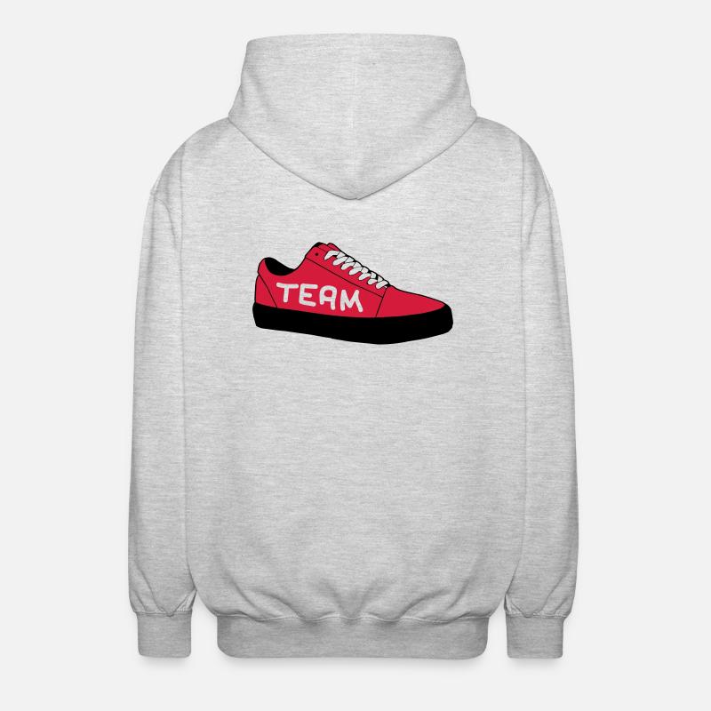 sneaker__team - Veste à capuche unisexe - gris clair chiné