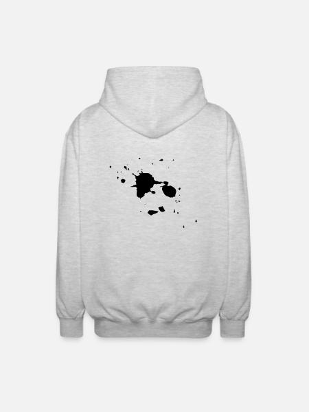 Blob - Unisex Hooded Jacket - light heather grey