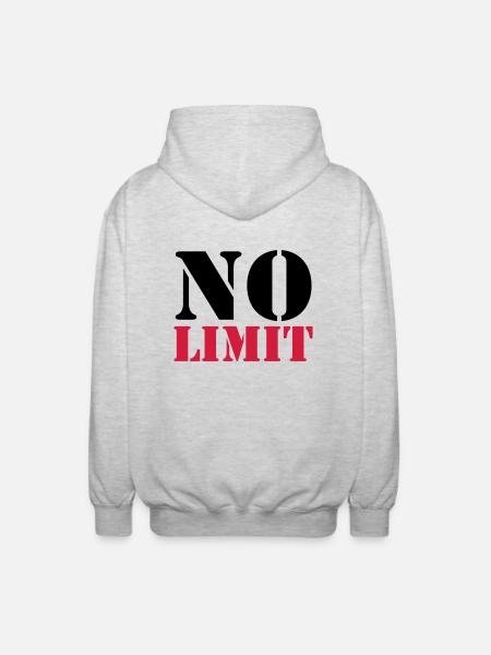 No Limit - Unisex Hooded Jacket - light heather grey