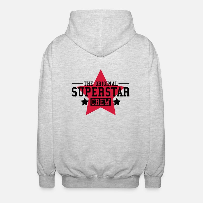 original_superstar_crew_zy2 - Unisex Kapuzenjacke - Hellgrau meliert