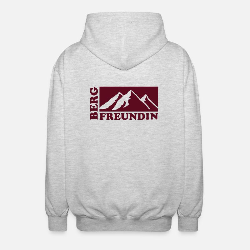 Mountain - Unisex Hooded Jacket - light heather grey