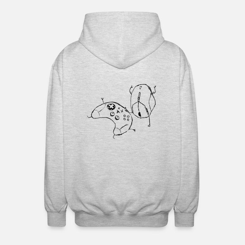 PC ist besser - Unisex Kapuzenjacke - Hellgrau meliert