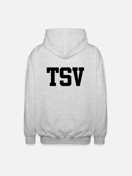 tsv - Unisex Kapuzenjacke - Hellgrau meliert