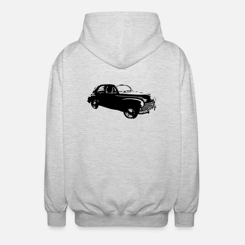 Oldtimer 203 OK2 - Unisex Kapuzenjacke - Hellgrau meliert