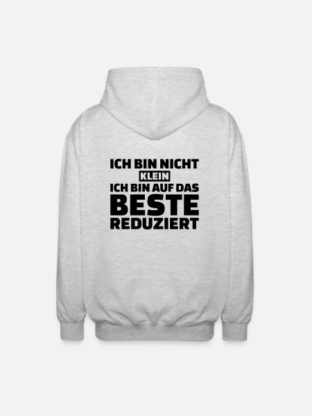 Klein - Unisex Kapuzenjacke - Hellgrau meliert
