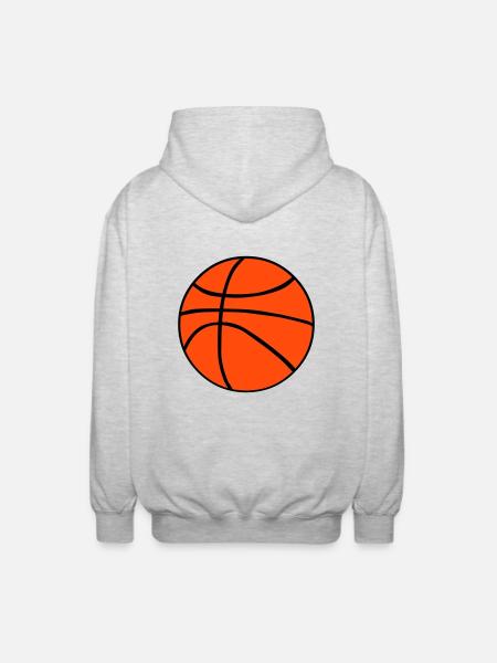 Basketball - Unisex Hooded Jacket - light heather grey