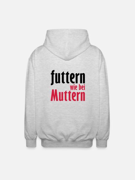 eating like nuts - Unisex Hooded Jacket - light heather grey