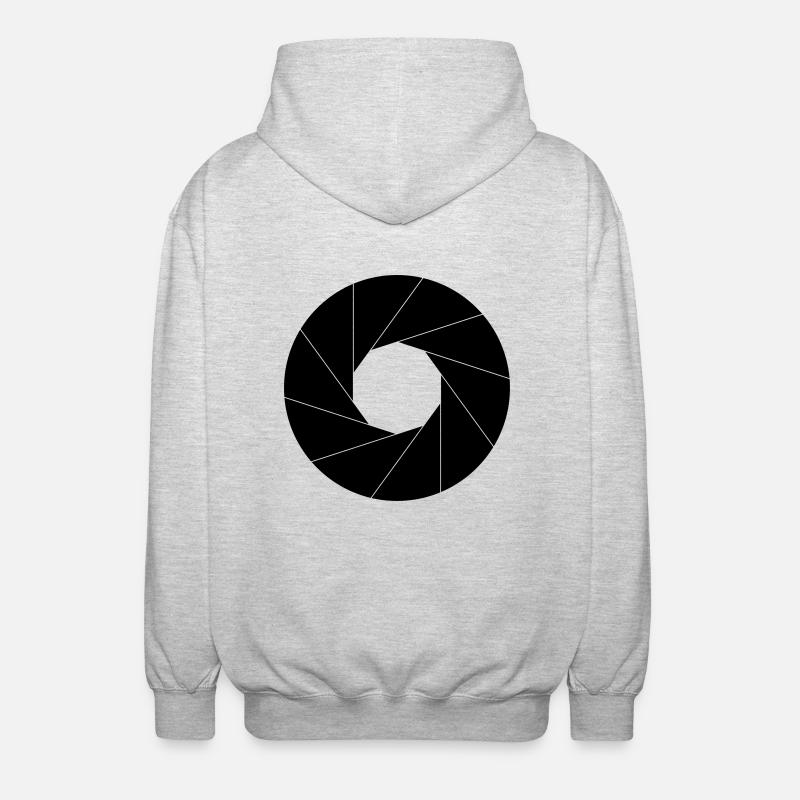 shutter - Unisex Kapuzenjacke - Hellgrau meliert