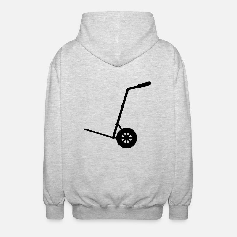 Sackkarre - Unisex Kapuzenjacke - Hellgrau meliert