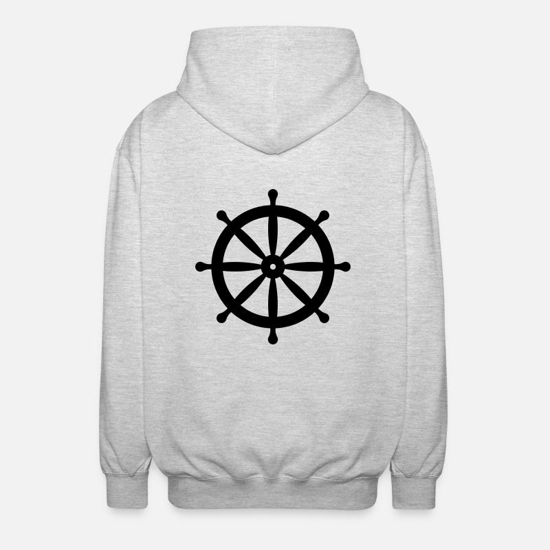 Steuerrard - Unisex Kapuzenjacke - Hellgrau meliert