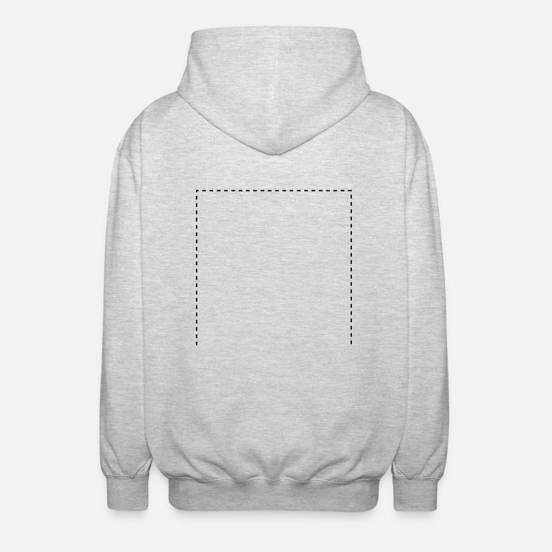unten offen Quadrat gestr - Veste à capuche unisexe - gris clair chiné