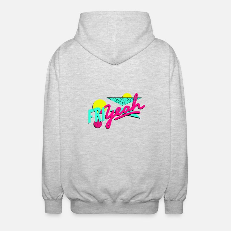 friyeah - Unisex Kapuzenjacke - Hellgrau meliert