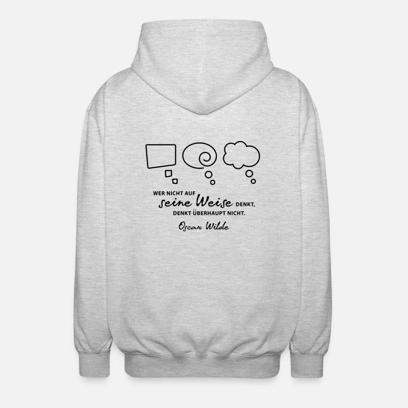 Réflexion - Veste à capuche unisexe - gris clair chiné