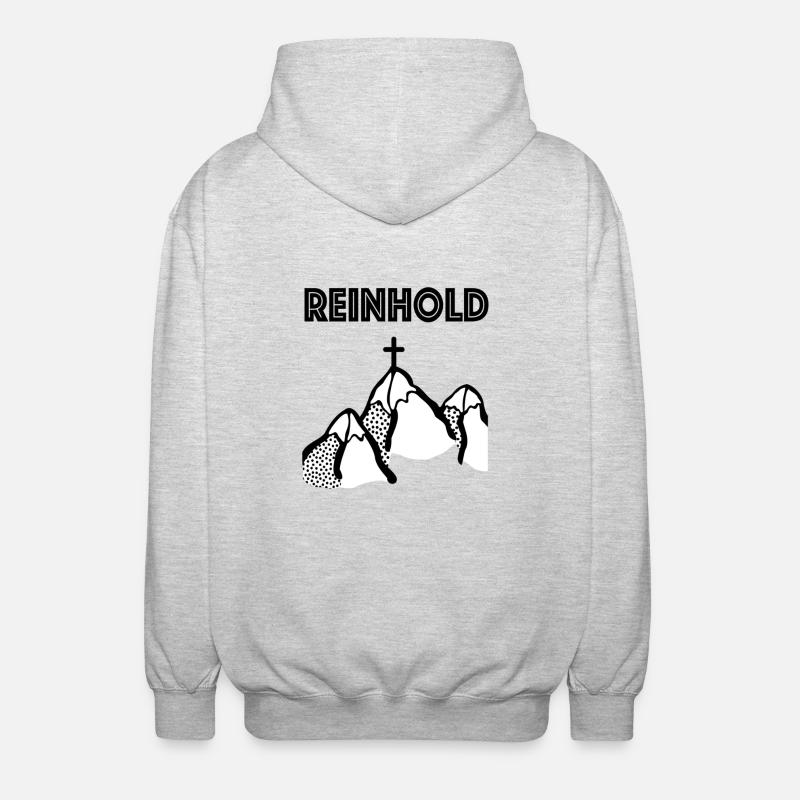Reinhold - Veste à capuche unisexe - gris clair chiné