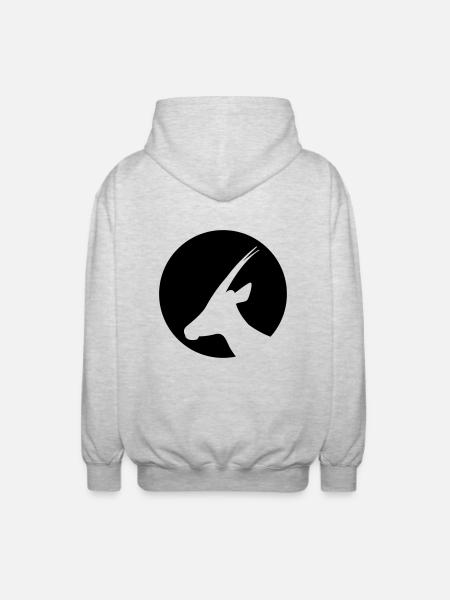 gazelle - Unisex Hooded Jacket - light heather grey